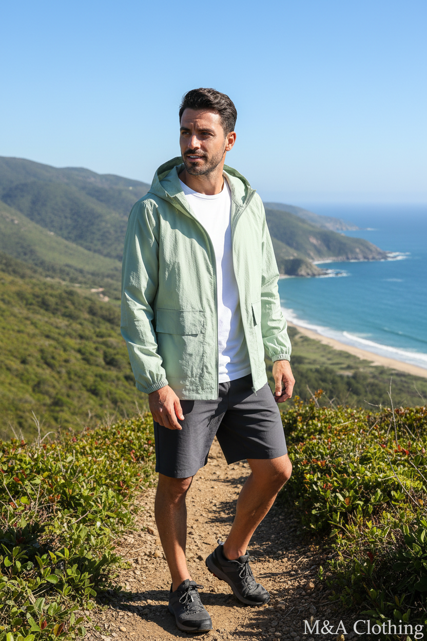 Veste Anti-UV Homme – Protection UV 50+, Légère & Respirante
