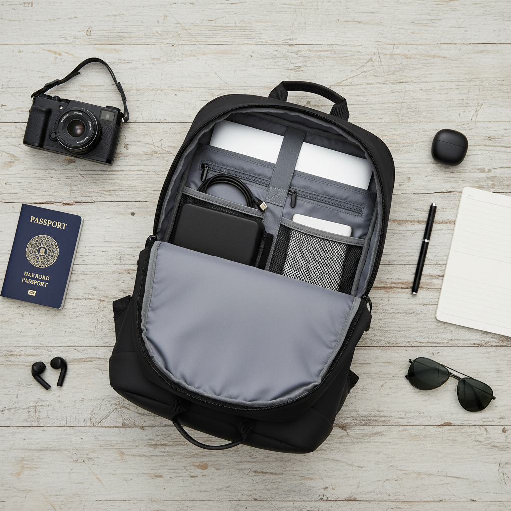 Sac flat lay